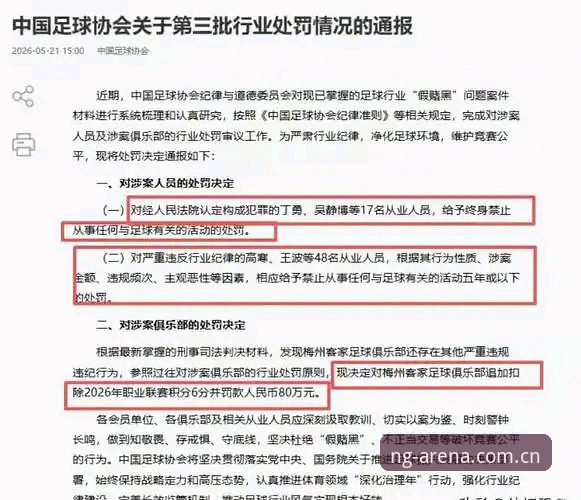 足协第三批禁足名单深度评测：从17人终身禁赛看中国足球反腐风暴